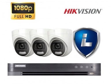 Analog HD 3 Camera CCTV Package